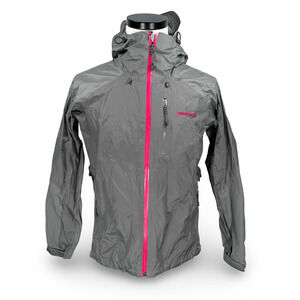 Patagonia Torrentshell Stretch H2No Rain Jacket Womens Small Gray FLAWS READ